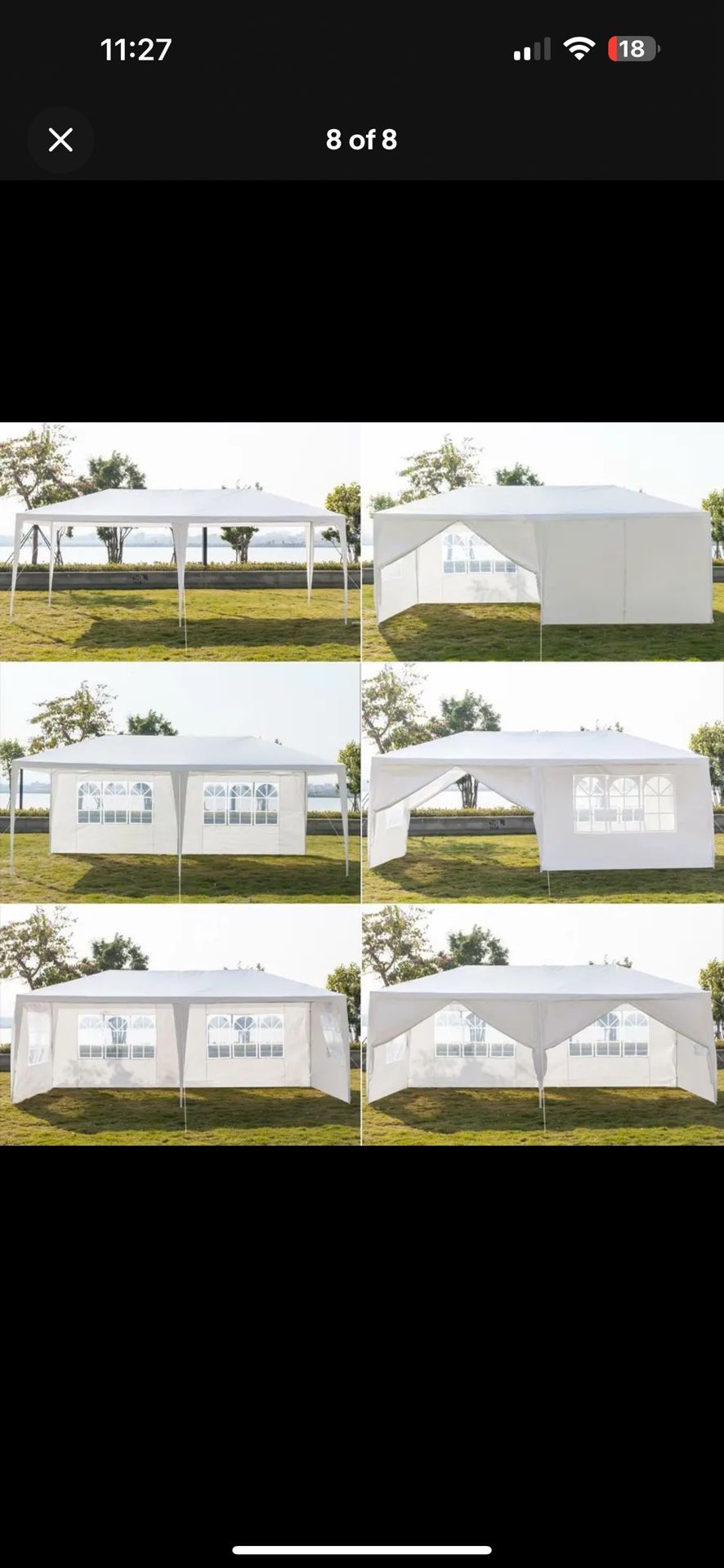 10x20 party tent