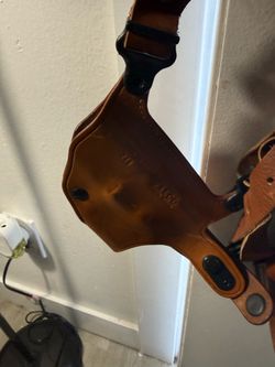 Galco Miami Classic SCL24 Leather Shoulder Holster SIG .45 ACP Brown 2 Mag