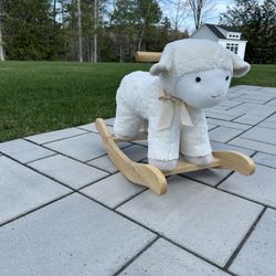 Pottery Barn Kids Lamb Rocker