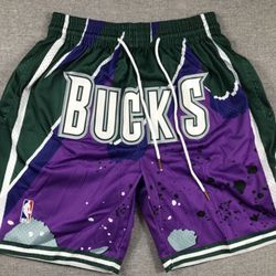 Bucks Just Don Shorts Size XL