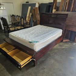 Queen Bed And Mattress 