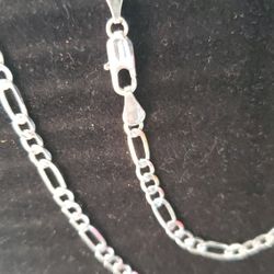 925 Sterling Silver Necklace 20inches Long
