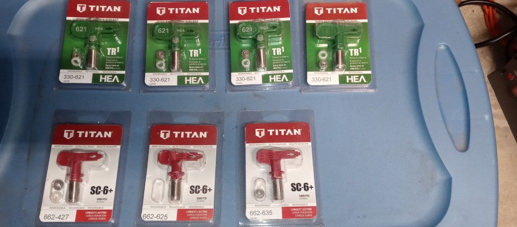 Titan Tips $15.00ea For SC-6 $20ea For HEA Tips