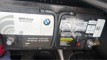 Bmw car battery used still great condition best offer