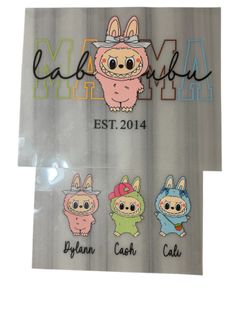 Labubu DTF print