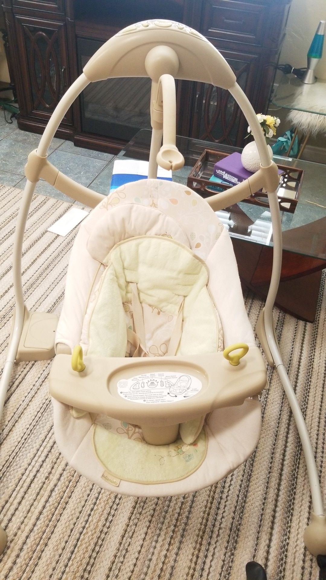 Bright stars baby swing