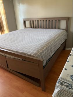 King size bed frame