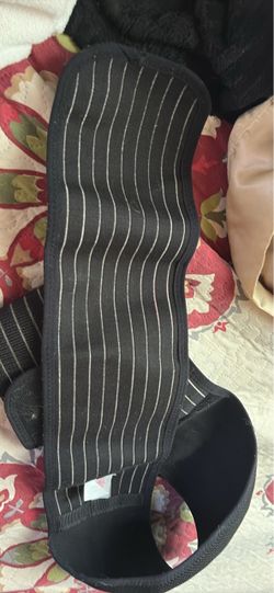 Black Pinstripe pregnancy support belt