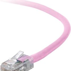 Belkin CAT5E Snagless Patch Cable RJ45M/RJ45M; 10 Pink