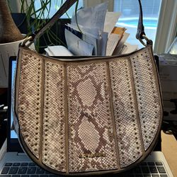Michael Kors Handbag In Python