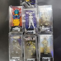 Fig Pin SDCC Special Edition Exclusive Set Of 6