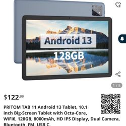 Android Tablet Tab 11 10.1”