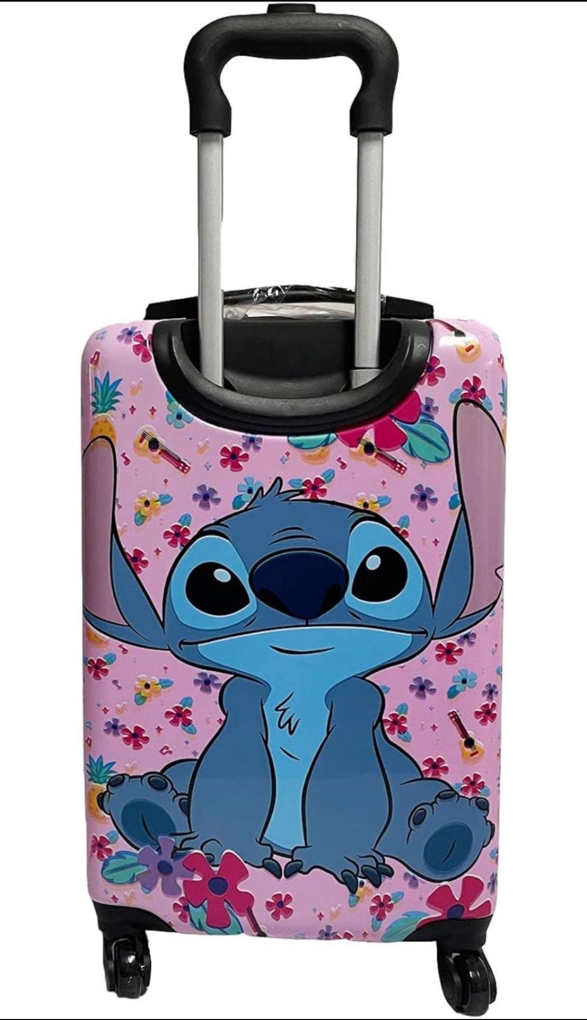 20” Disney Lilo And Stitch Hardshell Rolling Travel Suitcase Wheel