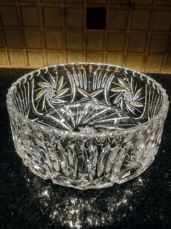 Large Cut Crystal Bowl