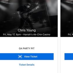  Chris Young Tickets