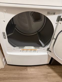 White Front-Load Clothes Dryer