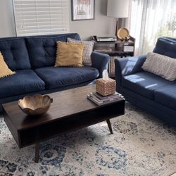 Couch & Loveseat (Mid Century Style)