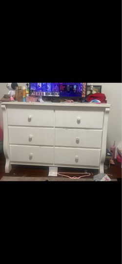White dresser