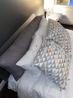 Design Within Reach Queen Bed with Headboard and Bamboo Mattress