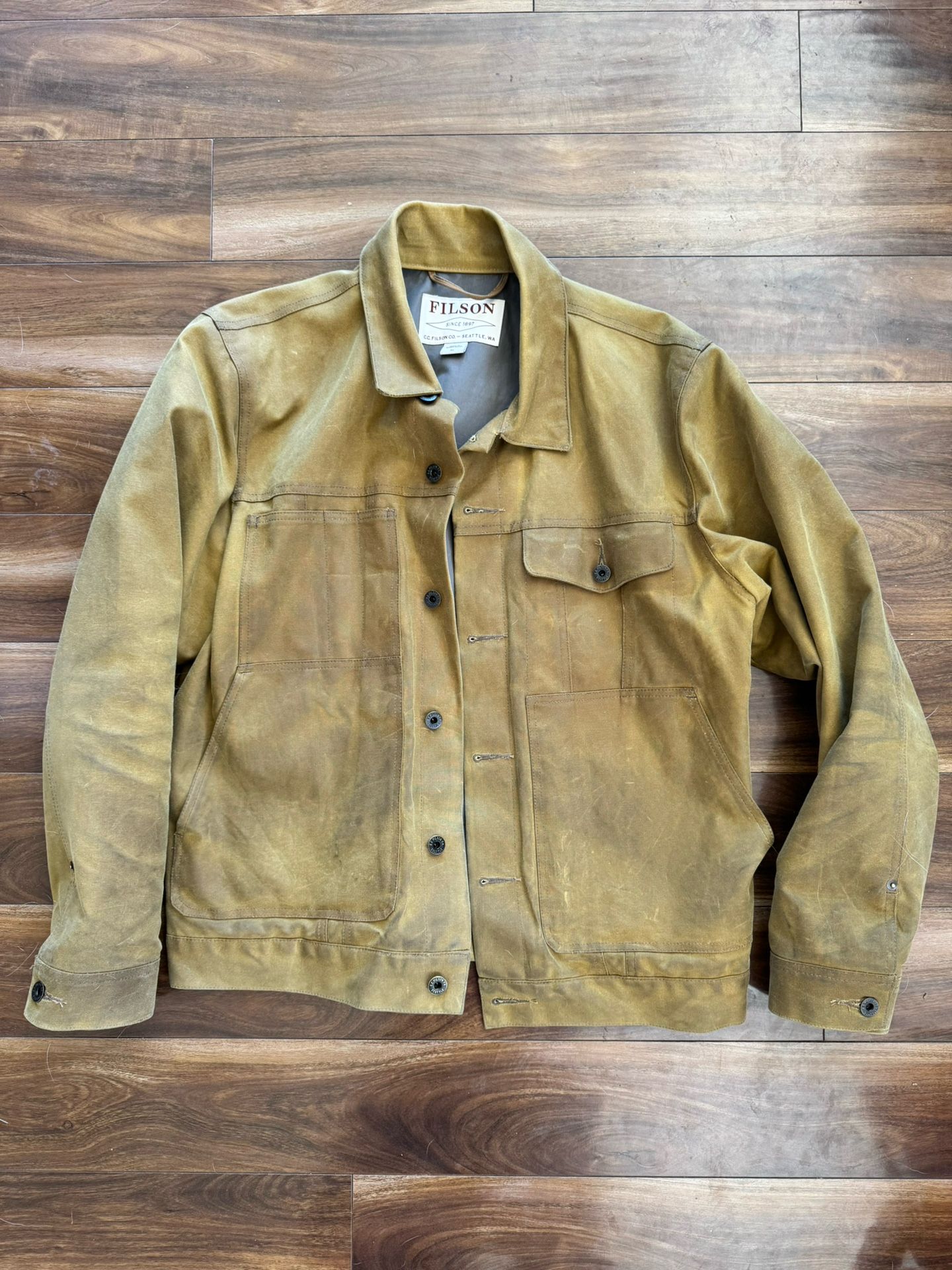 Filson Tin Cloth Short Lined Cruiser Jacket