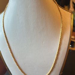 Chain 18 K Gold Plated New Long 