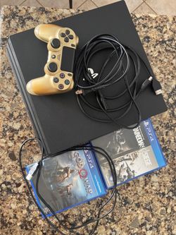 PS4 Pro (Newer Model) 1TB Samsung SSD Upgrade + Controller & Cables