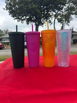 Starbucks Cups with Straw