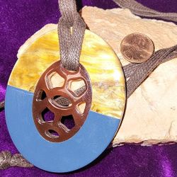 Polished Enamel Pendant 