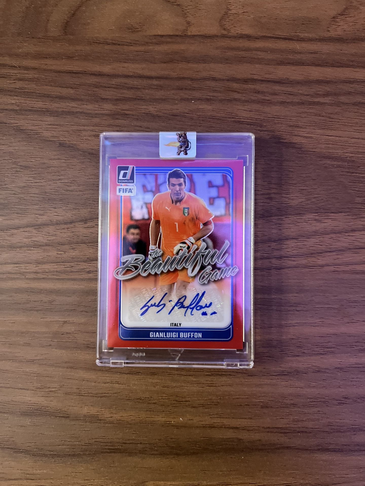 2024-25 Donruss FIFA Gianluigi Buffon Red /25 Beautiful Game Auto
