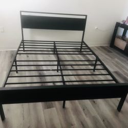 Queen Size Lucid Mattress And Bed Frame