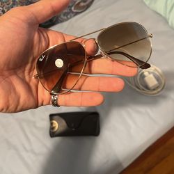 Rayban Aviators with Case
