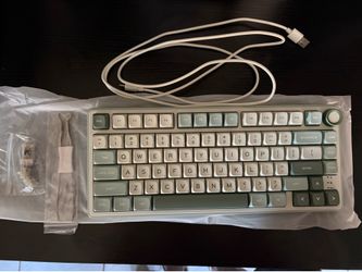 Royal Kludge R75 Mechanical Keyboard (Green/White)