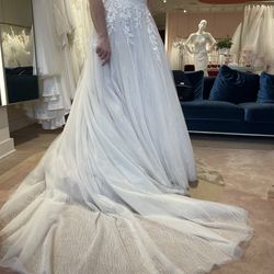Vow’d Neptune Wedding Dress and Veil