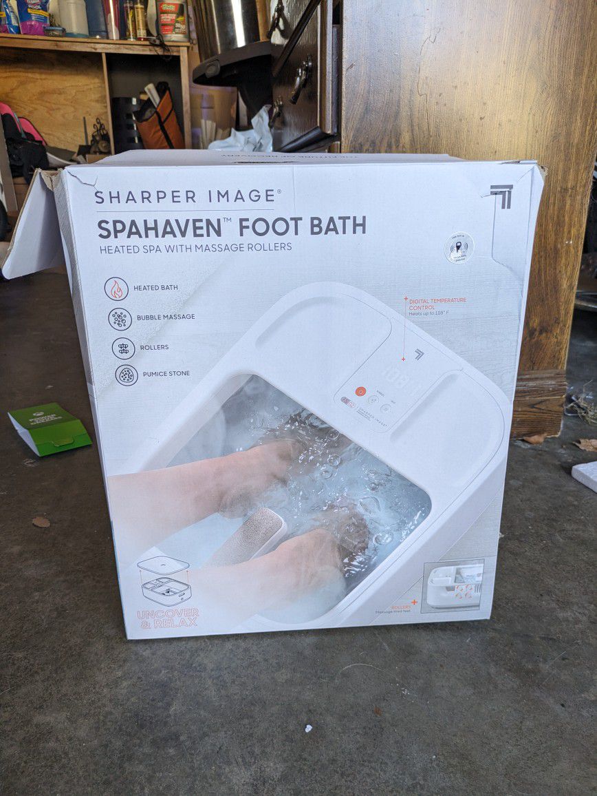 Sharper Image Spa Haven Foot Bath