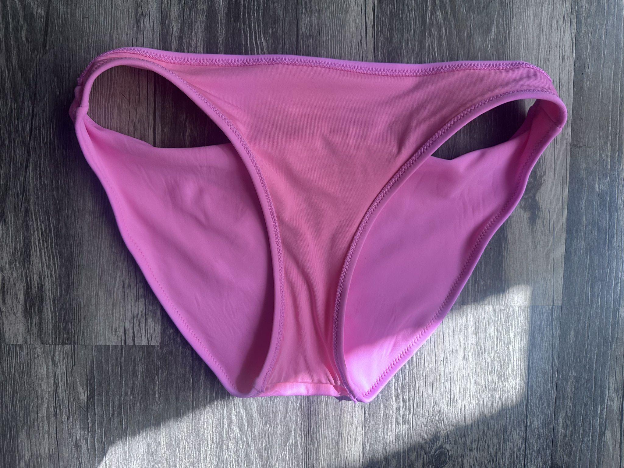 Aerie Bikini Bottom SZ S Swim Separates Bubble Gum Pink Brief Swim Bottoms