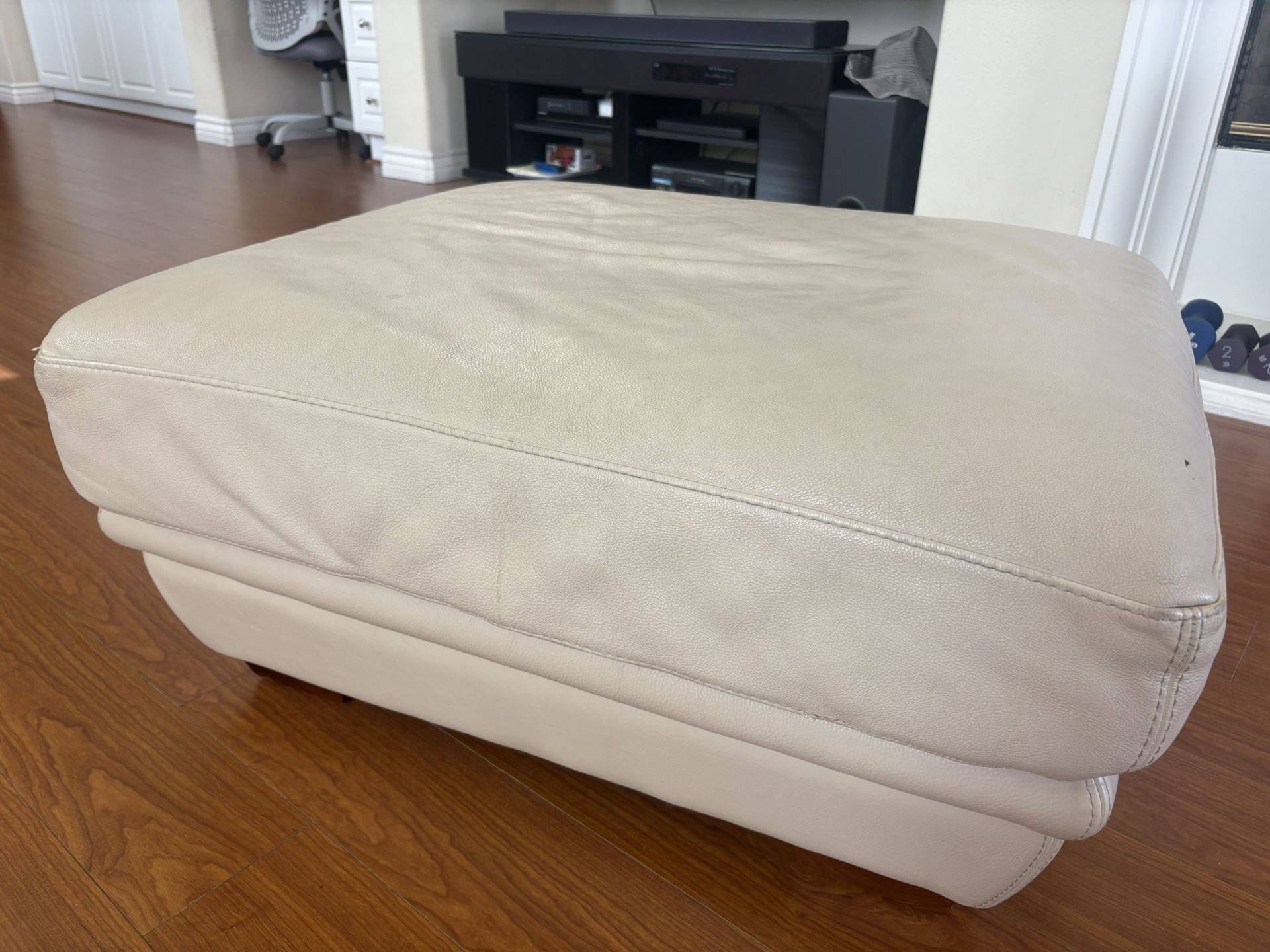 Ottoman (Real Leather)