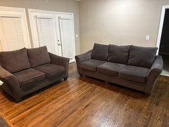 Two couches for sale w/pillows