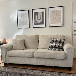 Ashley Furniture Cream Abinger Sofa 
