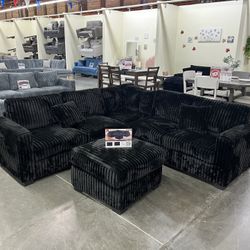 Black Sectional 