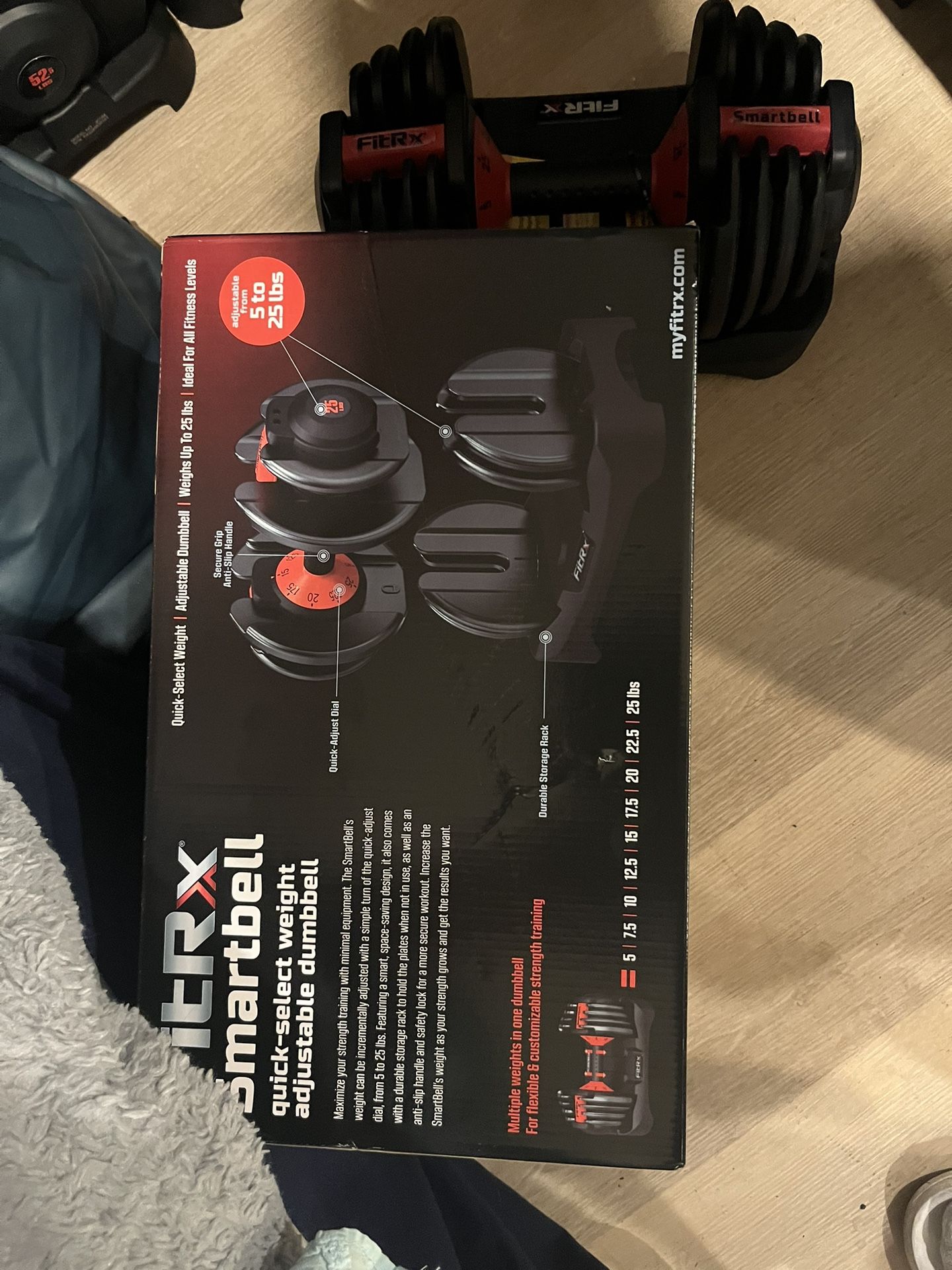FitRx Adjustable Dumbbell
