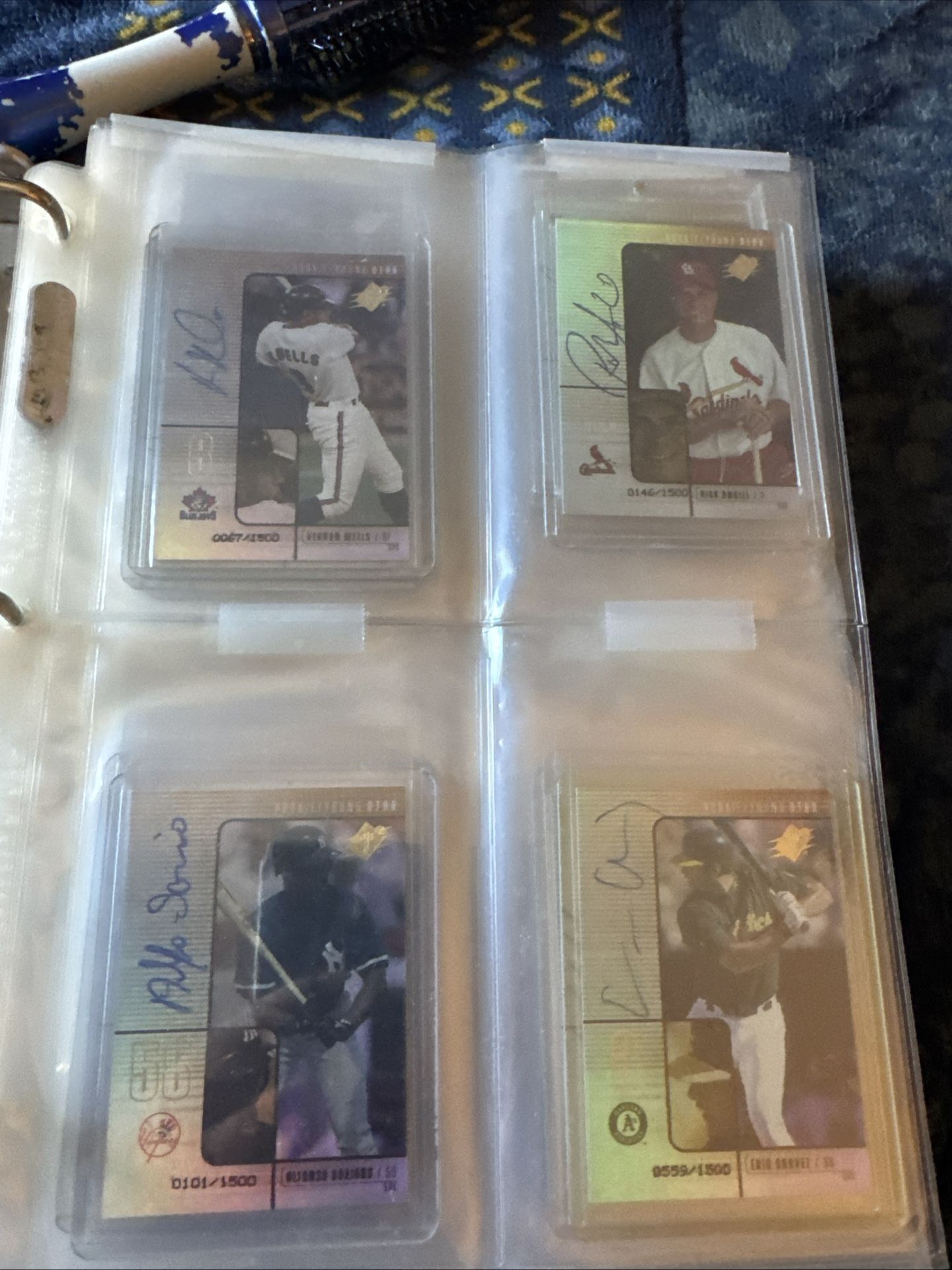 2000 Upper Deck Baseball SPX Complete Set 1 196 W All Autographs