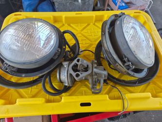 1953 Jeep military grade  front head lights and fuel pump