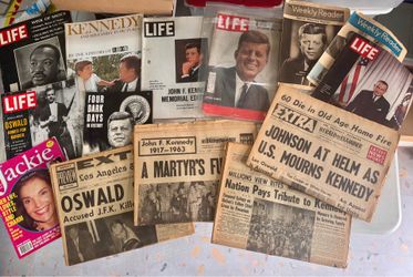 John F. Kennedy vintage media