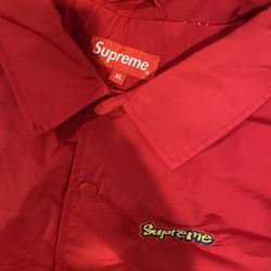 Supreme Gonz Coaches Jacket-red Size XL