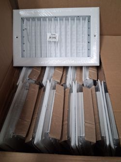 TRUaire 210VM 10x06 White Adjustable Registers – Lot