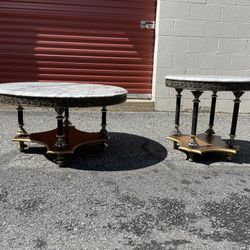 Marble Coffee & End Table 