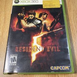 Xbox 360 Resident Evil 5 Game