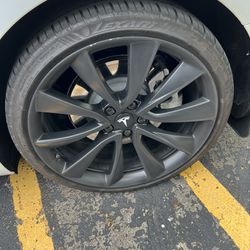 20 Inch Black Sport Wheels Tesla Model 3 With Tires
