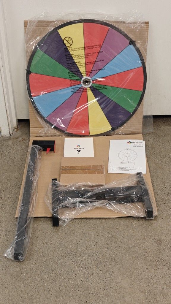 WinSpin 18" Expo Booth Game Wheel