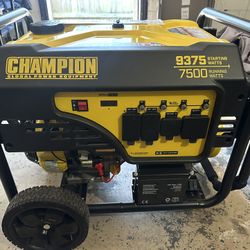 Generador Champion 7500W / 9375W – Casi nuevo